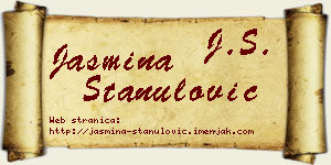 Jasmina Stanulović vizit kartica